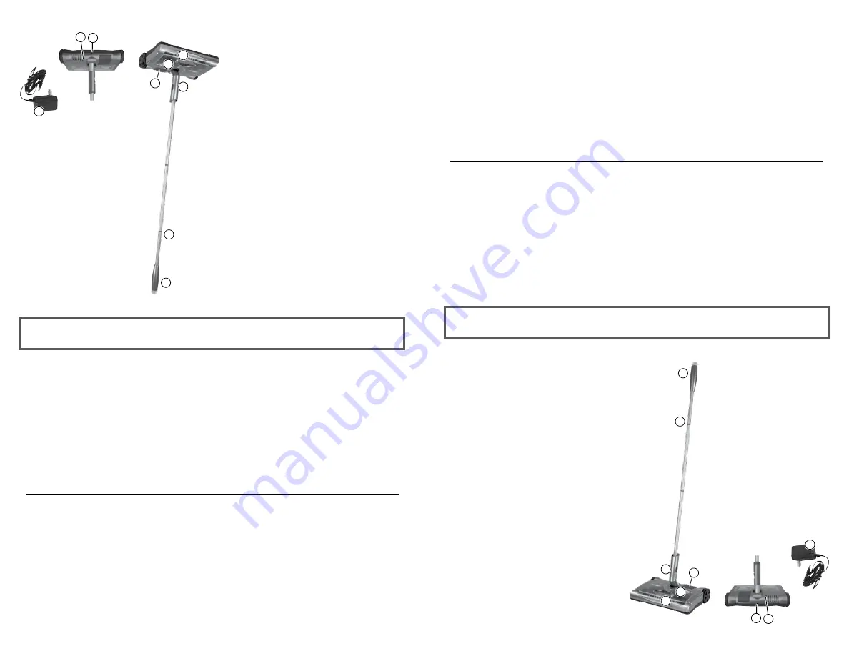 Bissell Perfect sweep turbo 2880 SERIES Quick Start Manual Download Page 3