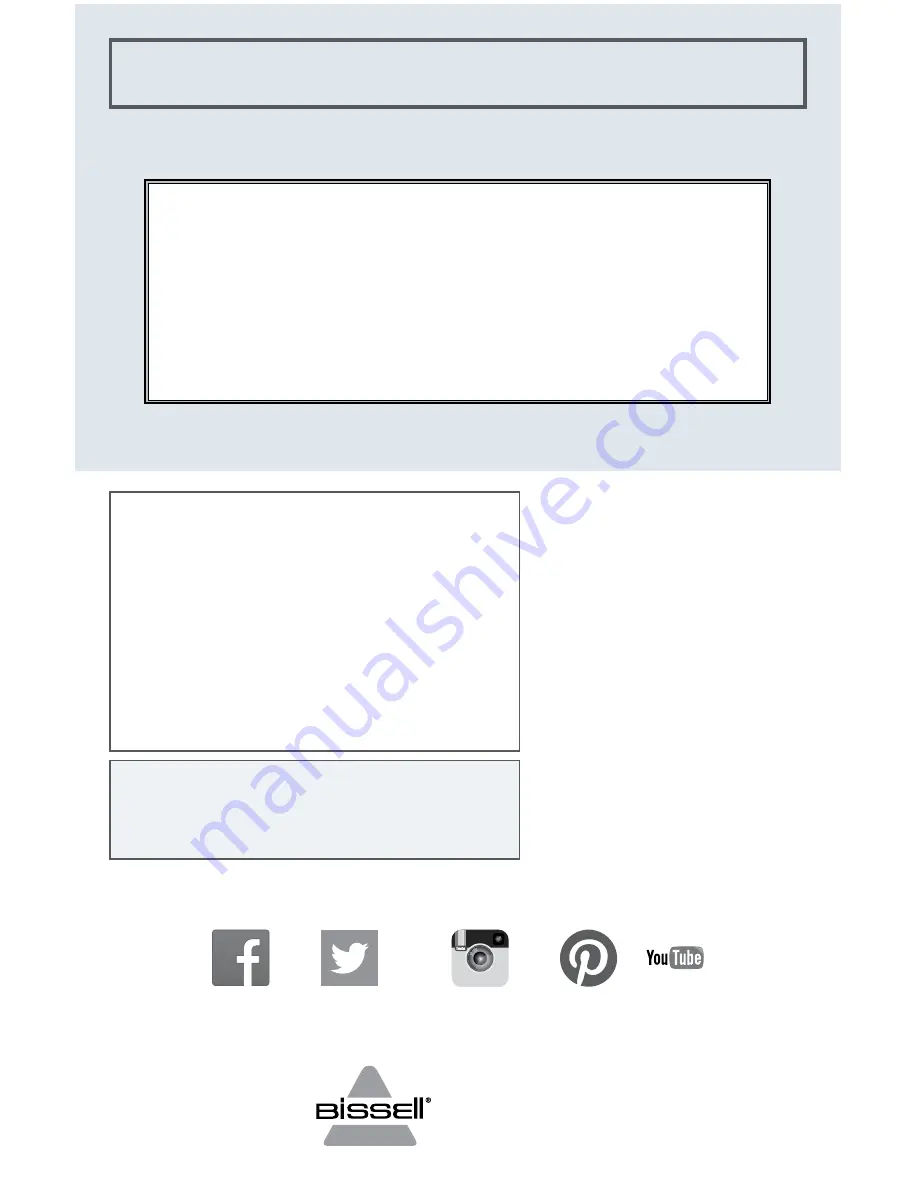 Bissell SPINWAVE 2039 SERIES User Manual Download Page 12