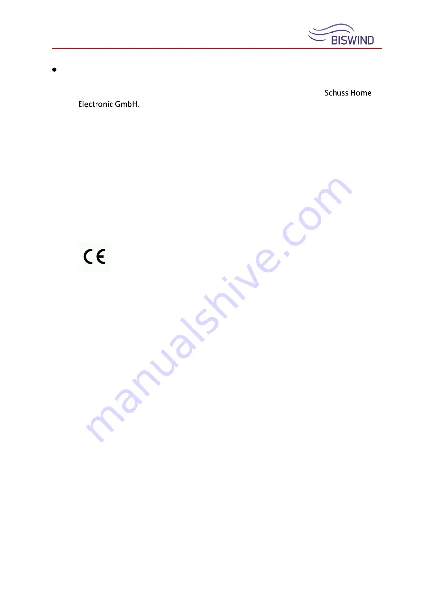 BISWIND BWPAC9000 Instructions For Use Manual Download Page 54