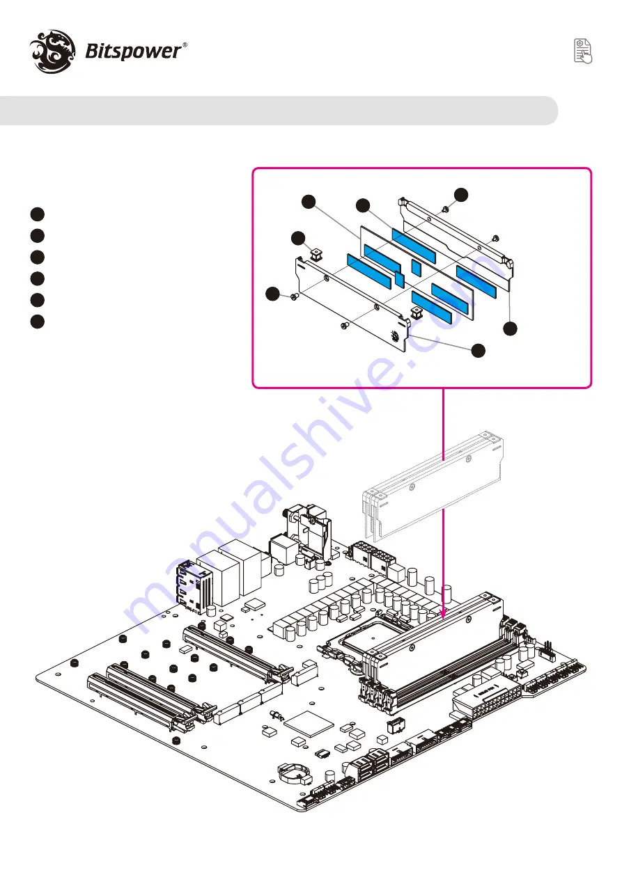 Bitspower BP-RAMS22D-D5 Instruction Manual Download Page 4