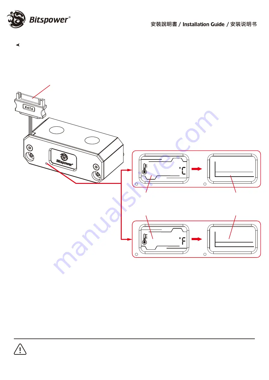 Bitspower BP-VGLINK-OLED Installation Manual Download Page 1