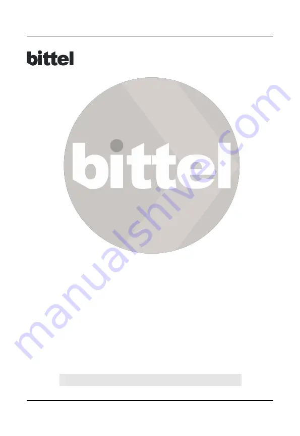 Bittel 7711-12BLK Manual Download Page 1