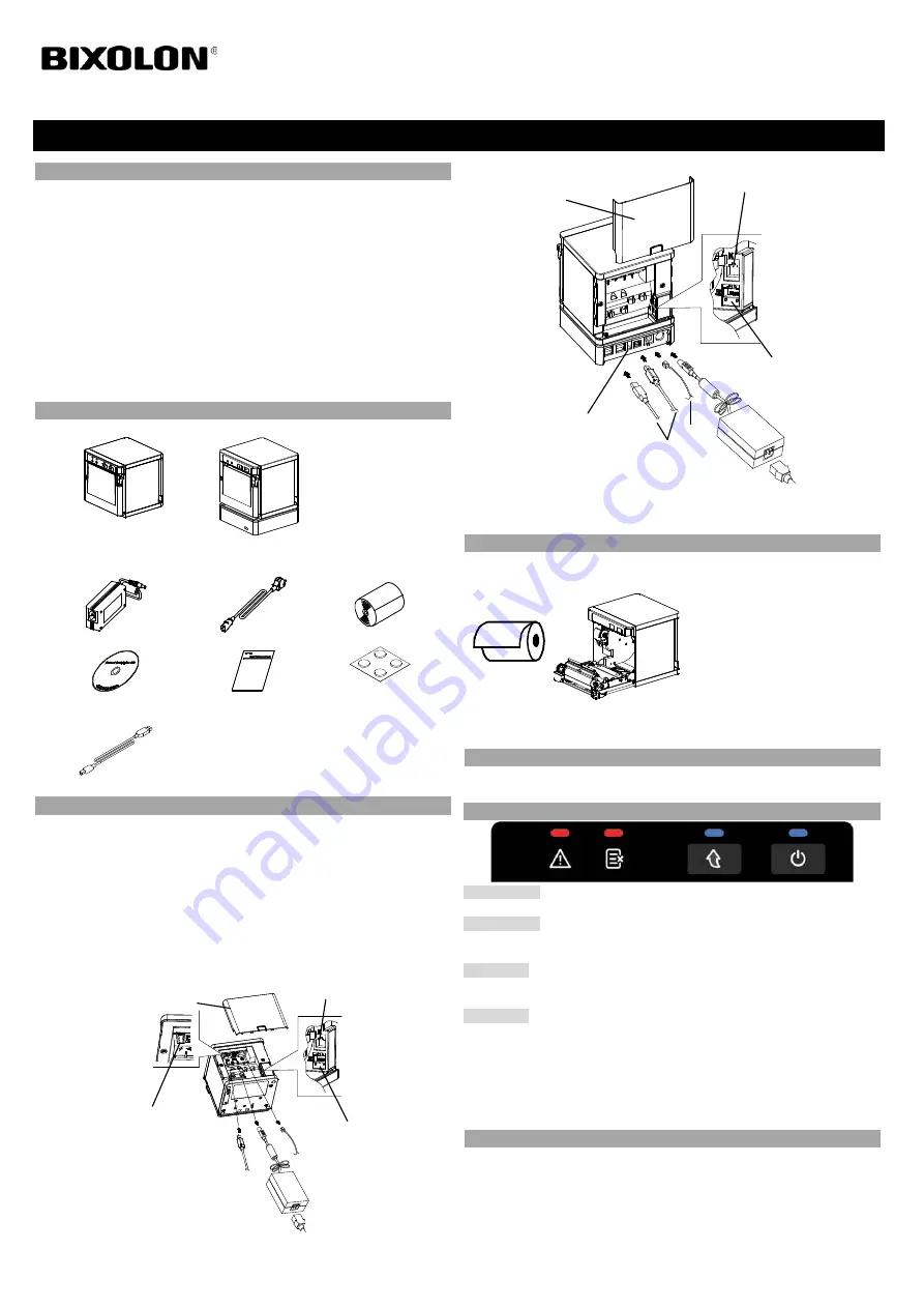 BIXOLON SRP-Q300 Installation Manual & Safety Manual Download Page 3