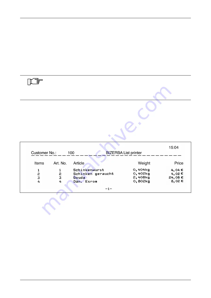 Bizerba GLM-I Instruction Manual Download Page 485