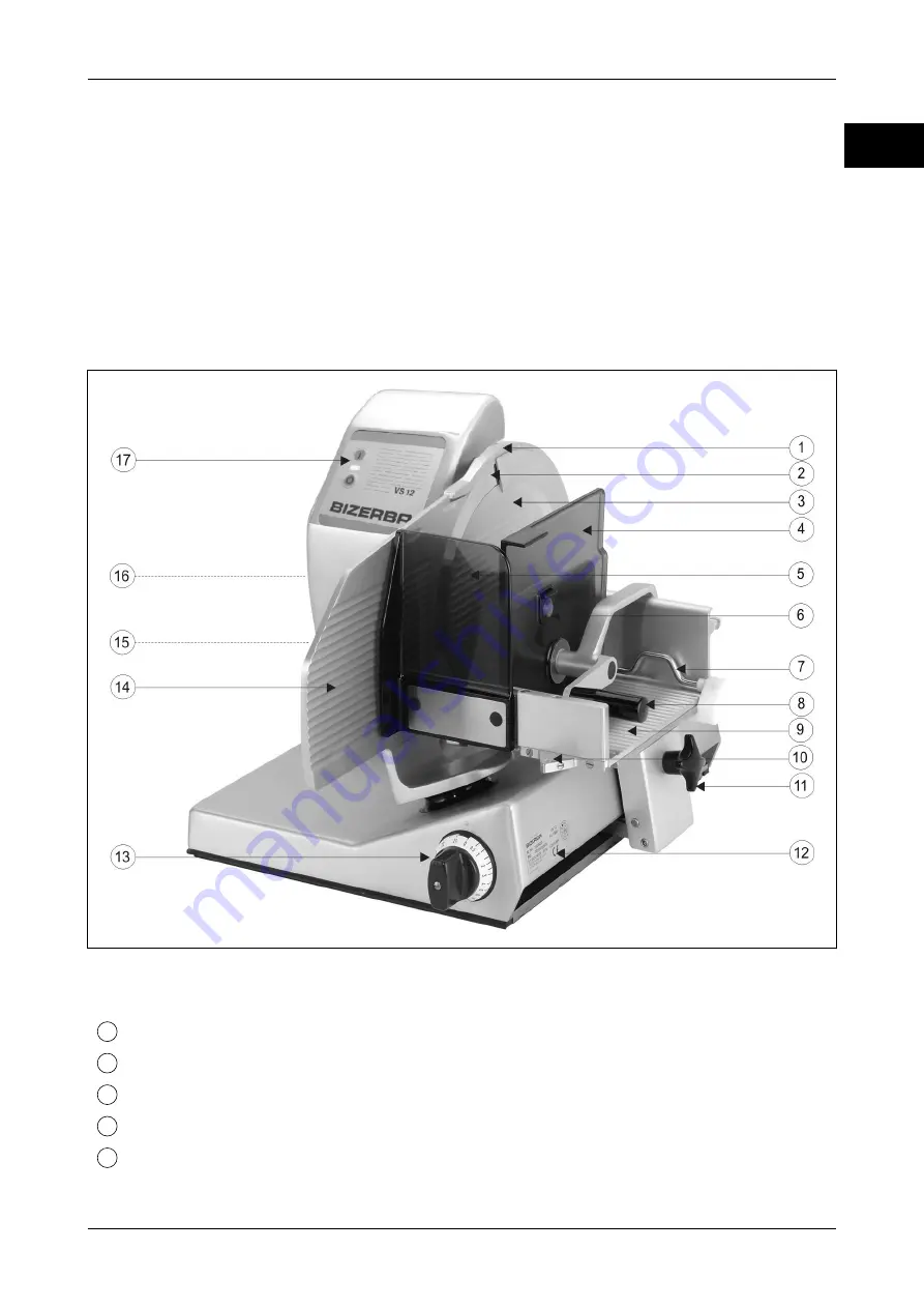 Bizerba VS 12 F--P Operating Instructions Manual Download Page 13