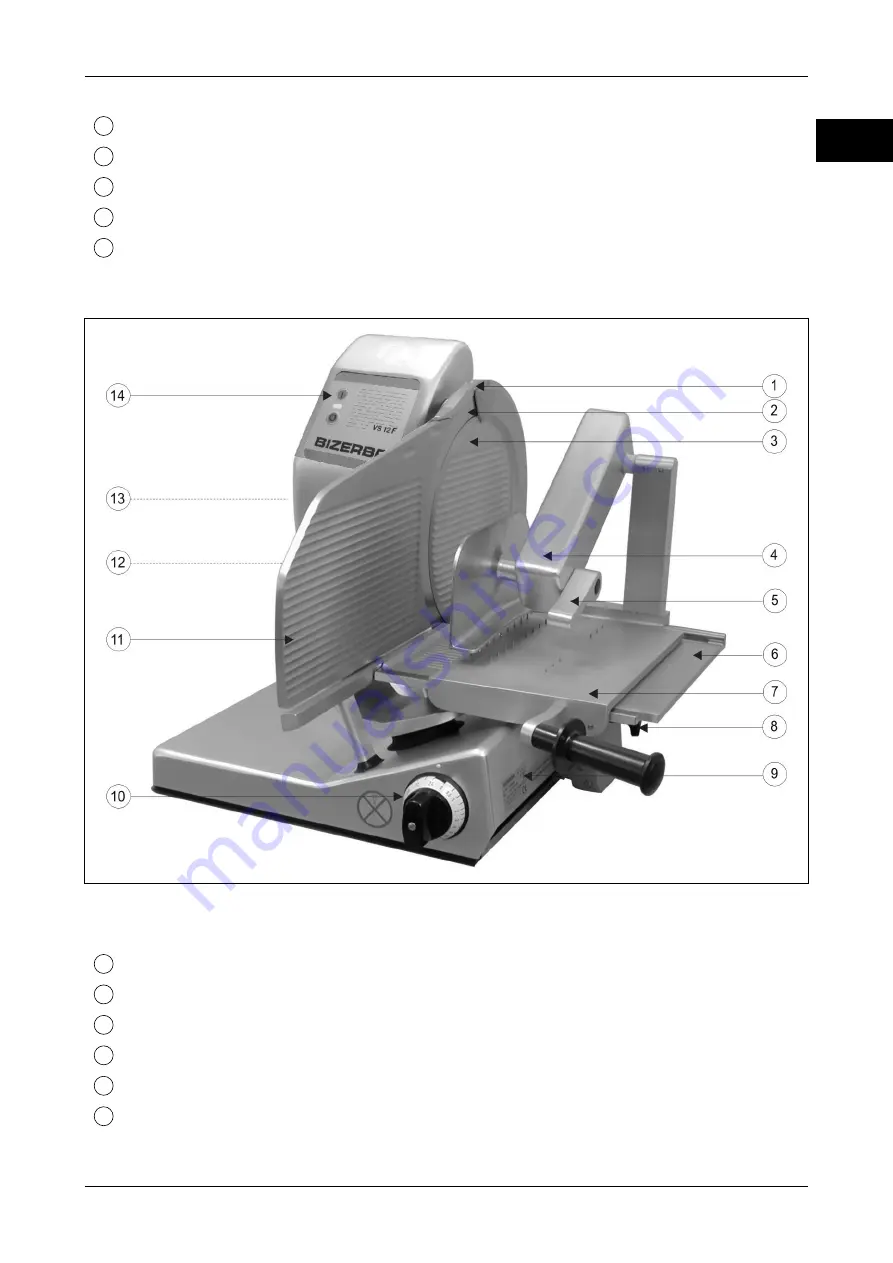 Bizerba VS 12 F--P Operating Instructions Manual Download Page 17