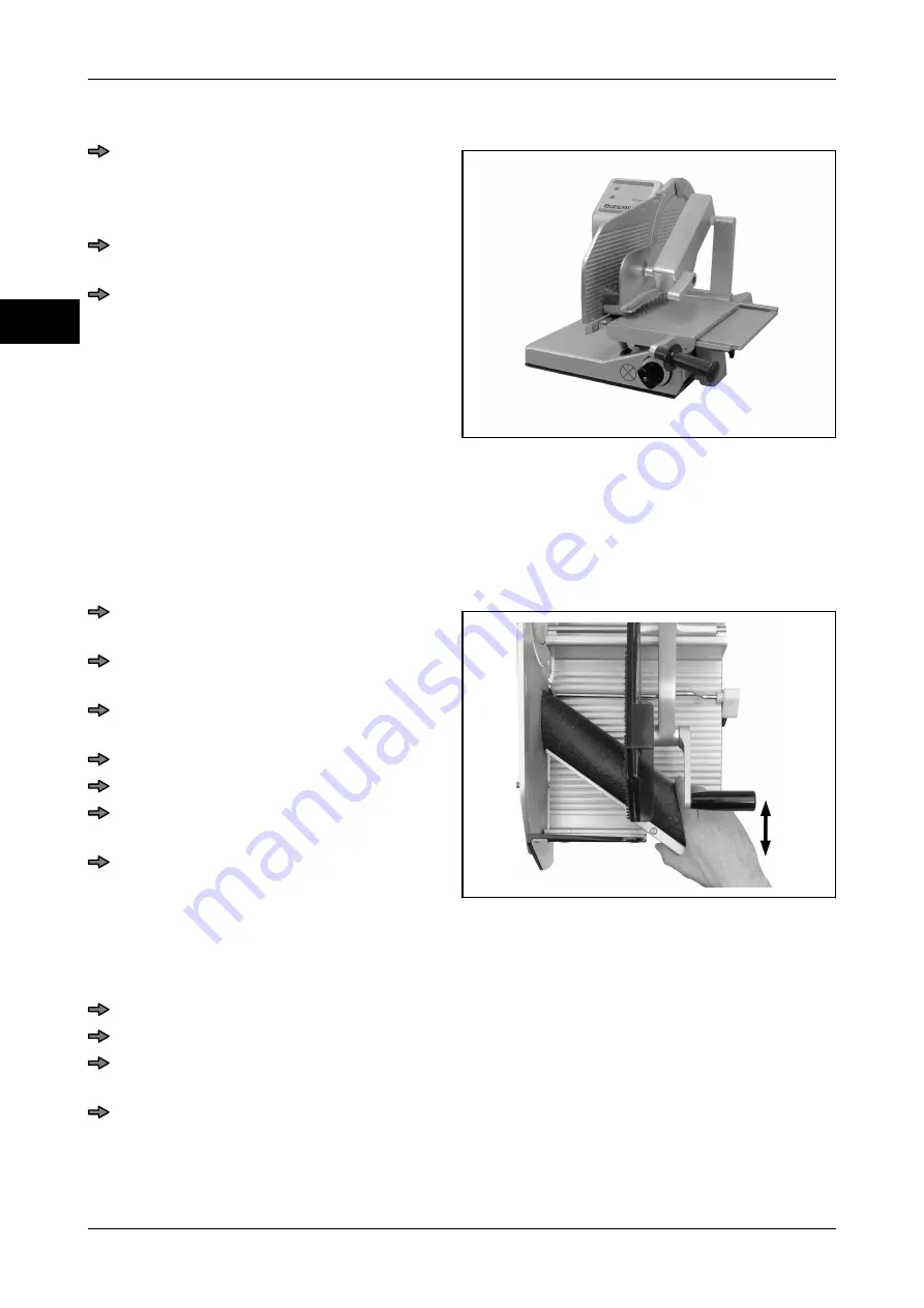 Bizerba VS 12 F--P Operating Instructions Manual Download Page 42