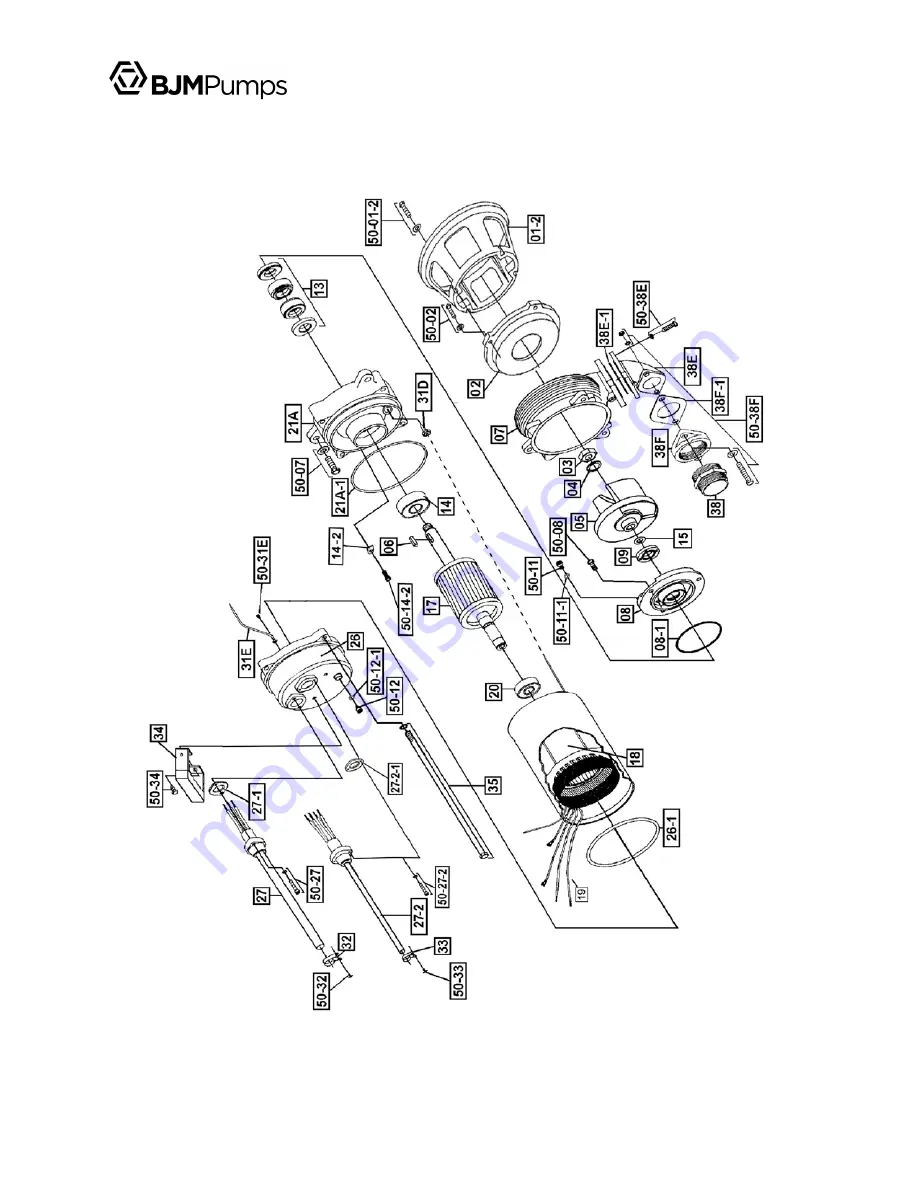 BJM Pumps FAHRENHEIT SK-F Series Скачать руководство пользователя страница 43