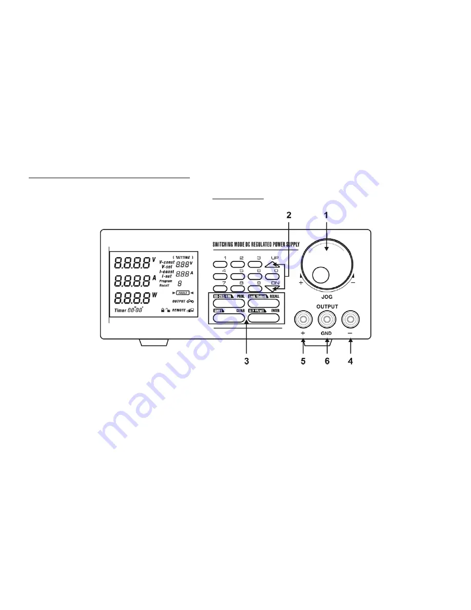 BK Precision 1696 Instruction Manual Download Page 6