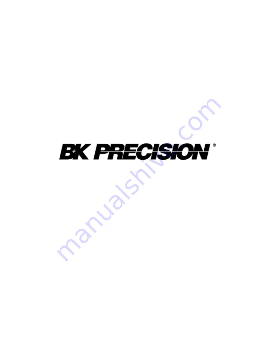 BK Precision 2120C Instruction Manual Download Page 30