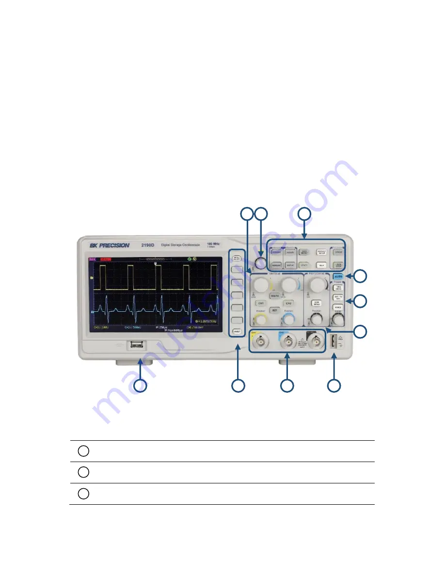 BK Precision 2190D User Manual Download Page 16