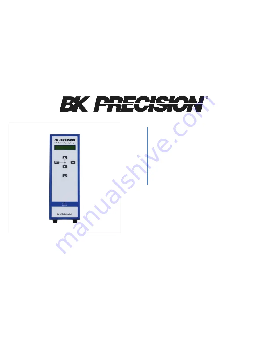 BK Precision 601B User Manual Download Page 1