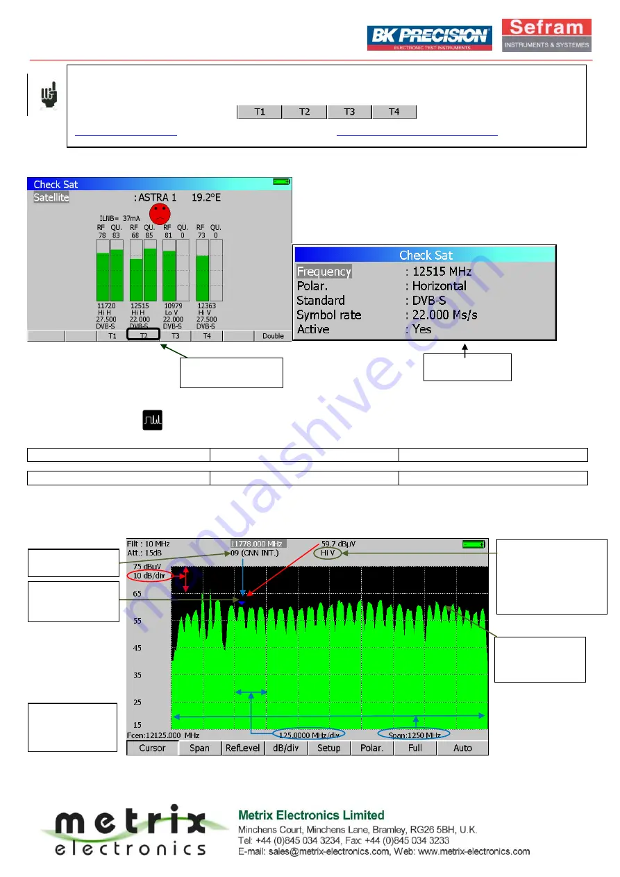 BK Precision SEFRAM 7861 Manual Download Page 5