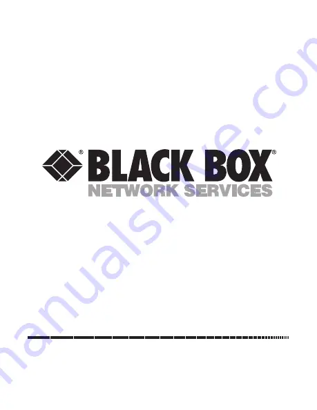 Black Box 3270 Repeater-Fiber Скачать руководство пользователя страница 26