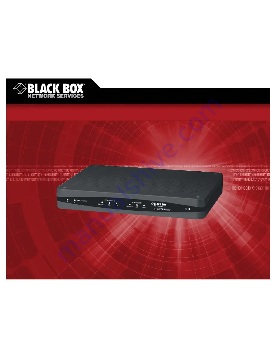 Black Box 7000 T1/E1 Specifications Download Page 1