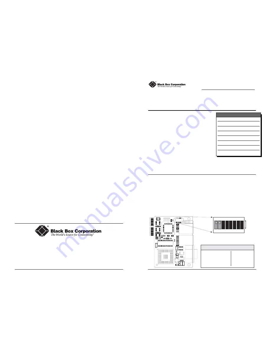 Black Box BandwidthManager LE1028C Скачать руководство пользователя страница 1