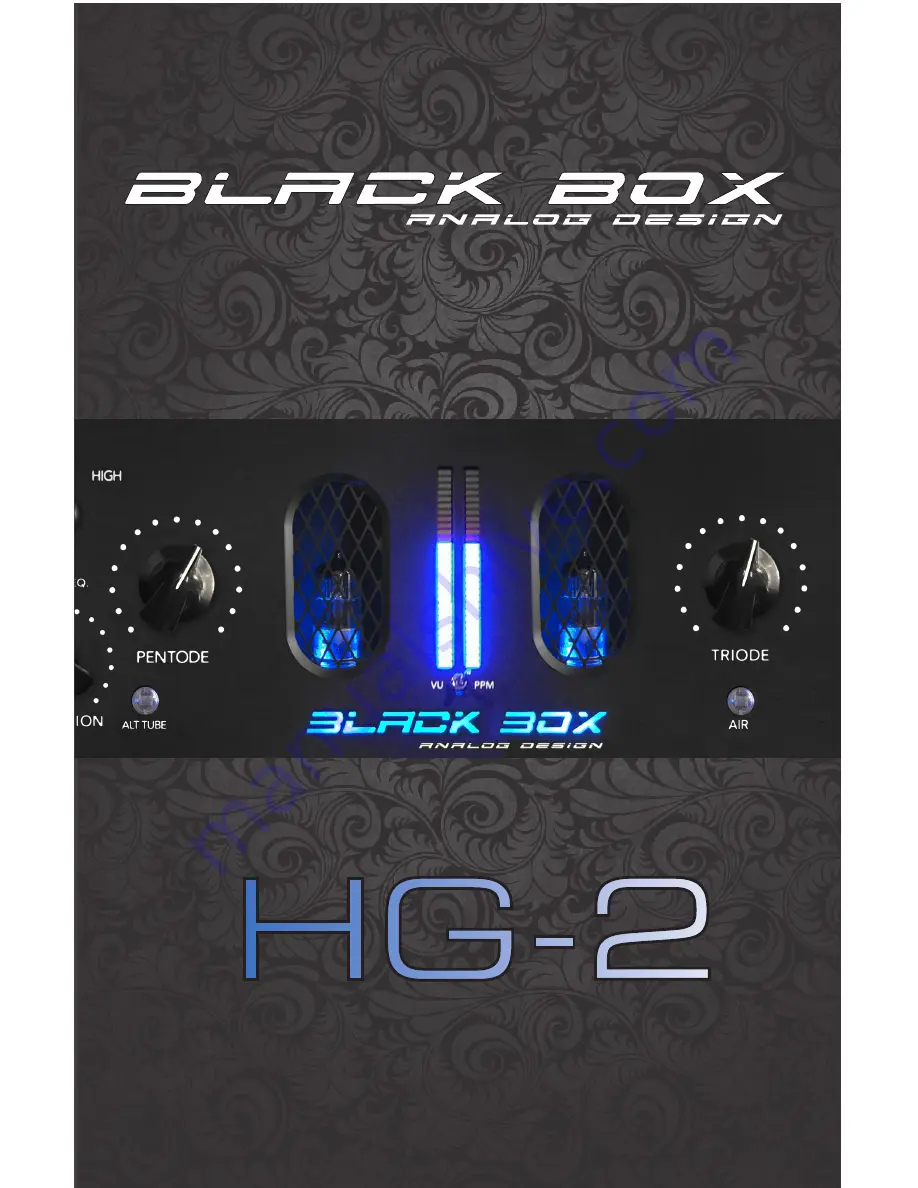 Black Box HG-2 Скачать руководство пользователя страница 1