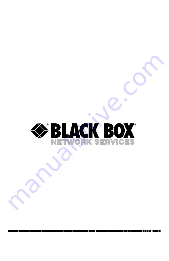 Black Box IC540A Manual Download Page 30