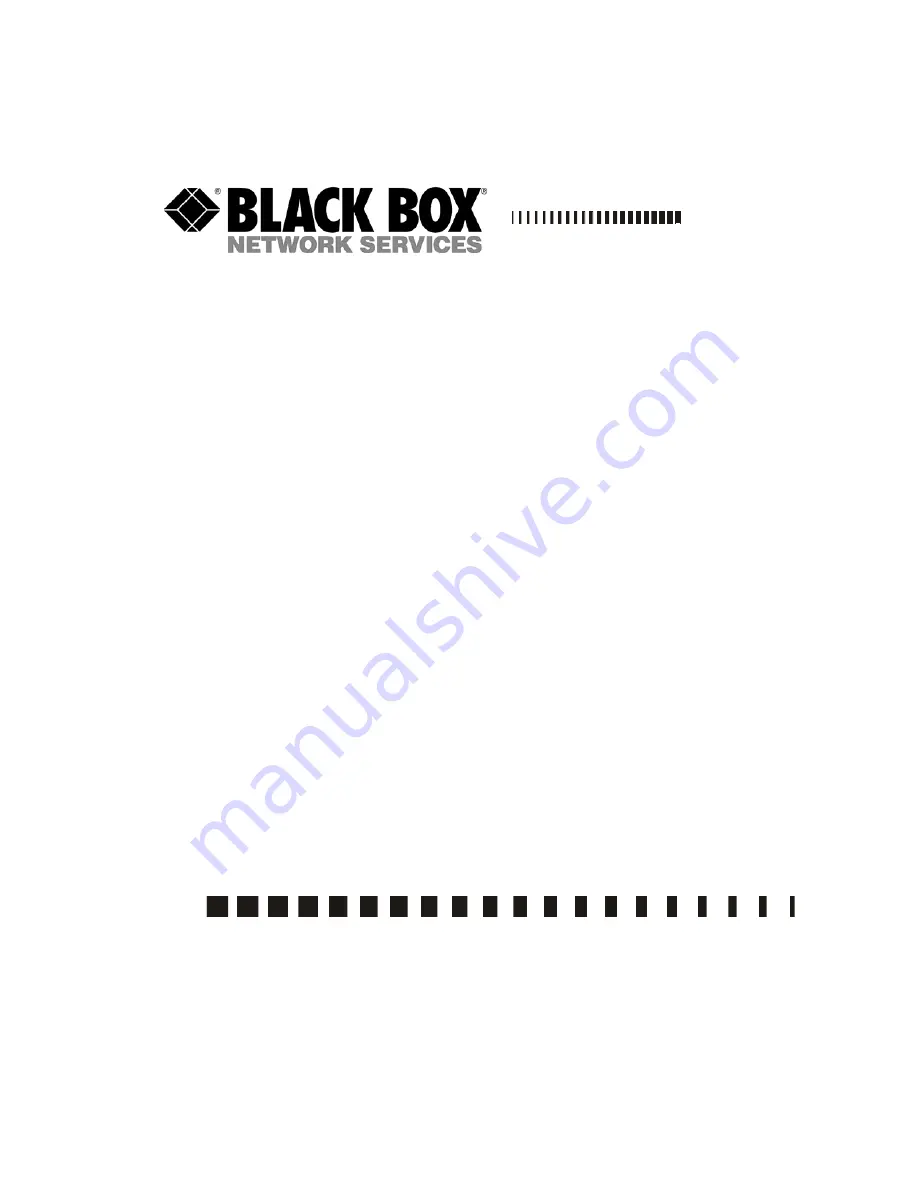 Black Box LB8415A-US User Manual Download Page 1