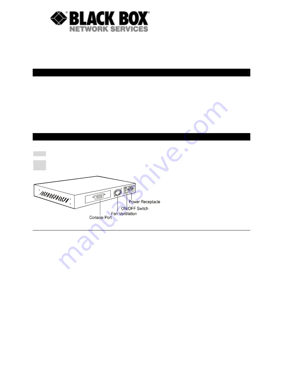 Black Box LB9017A-R2 Installation Download Page 1