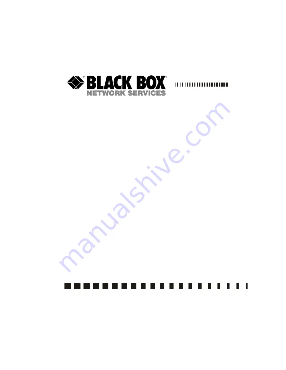 Black Box LB9019A-R2 Скачать руководство пользователя страница 1