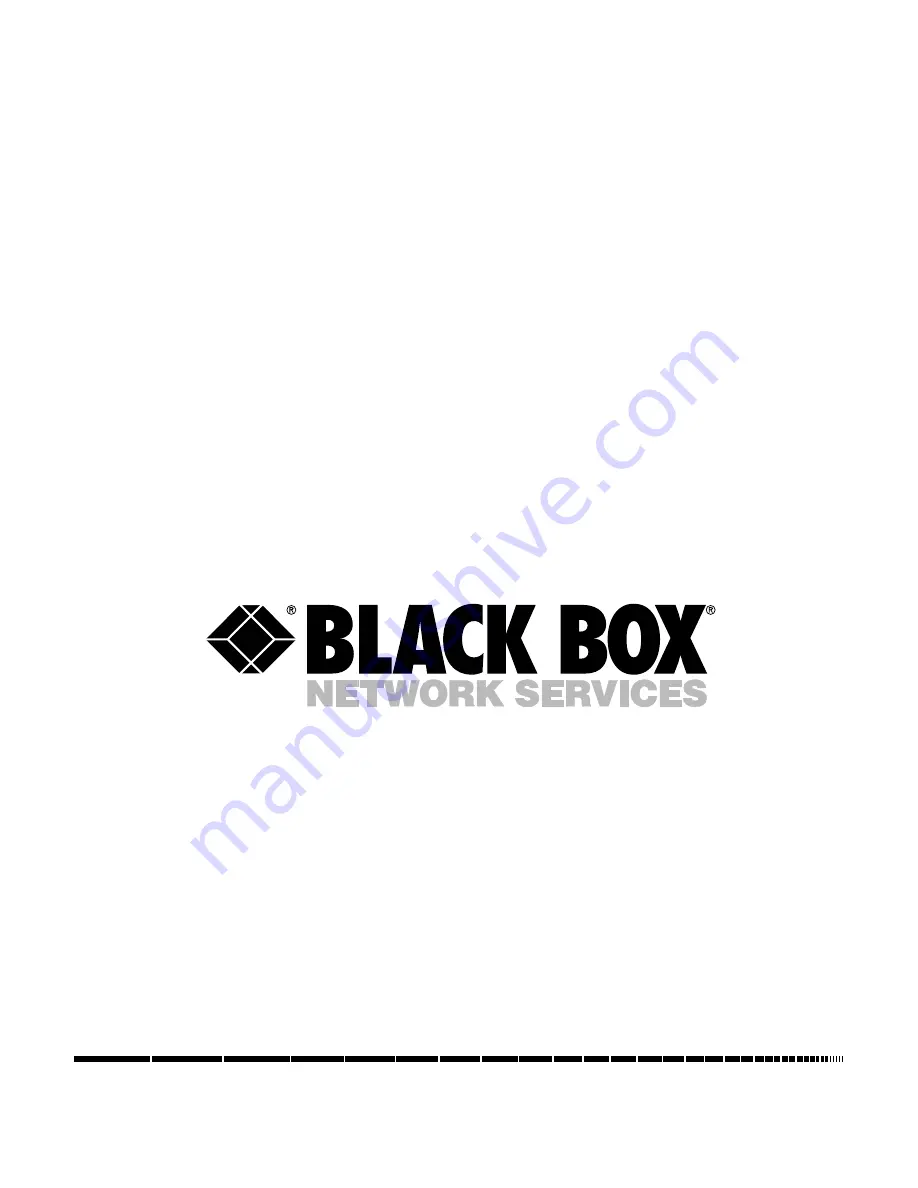 Black Box LGB2007A Скачать руководство пользователя страница 1