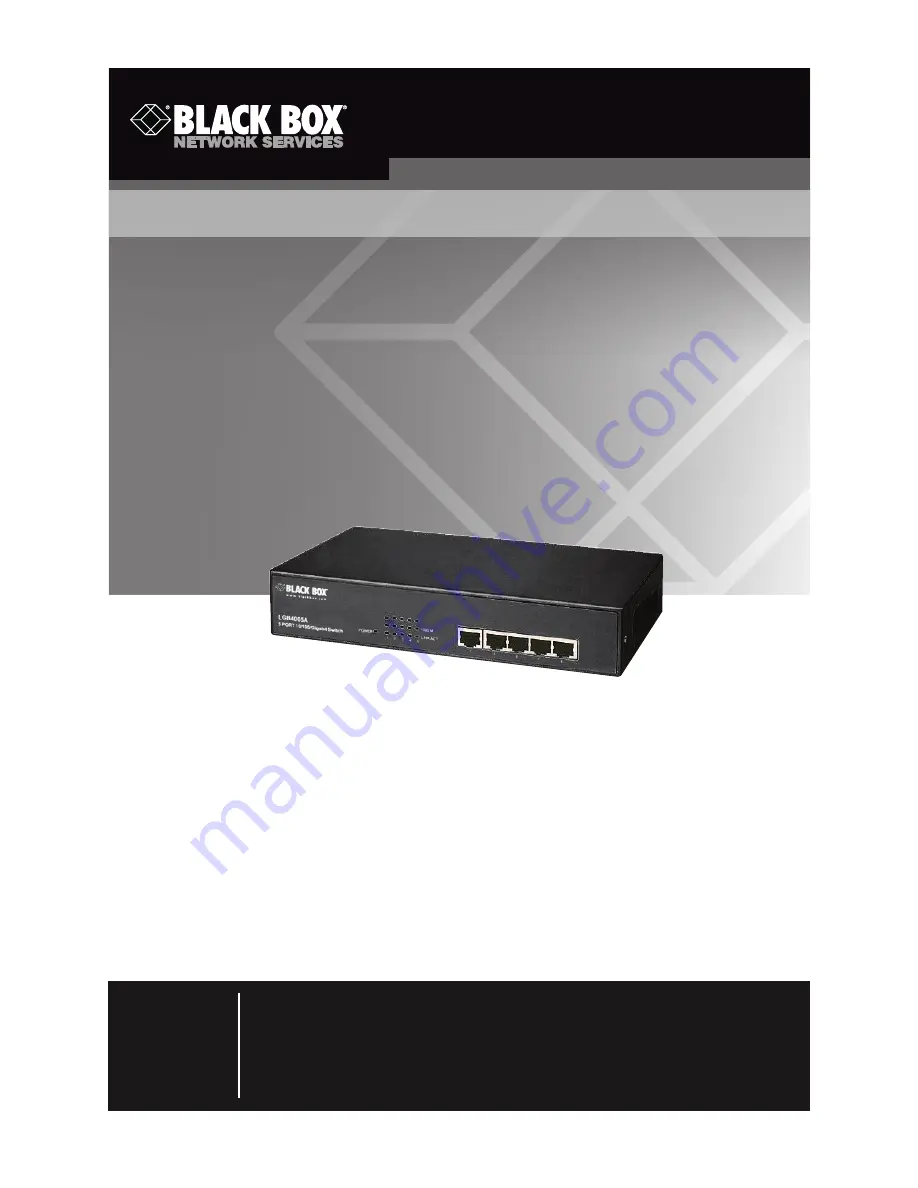 Black Box LGB4005A User Manual Download Page 1