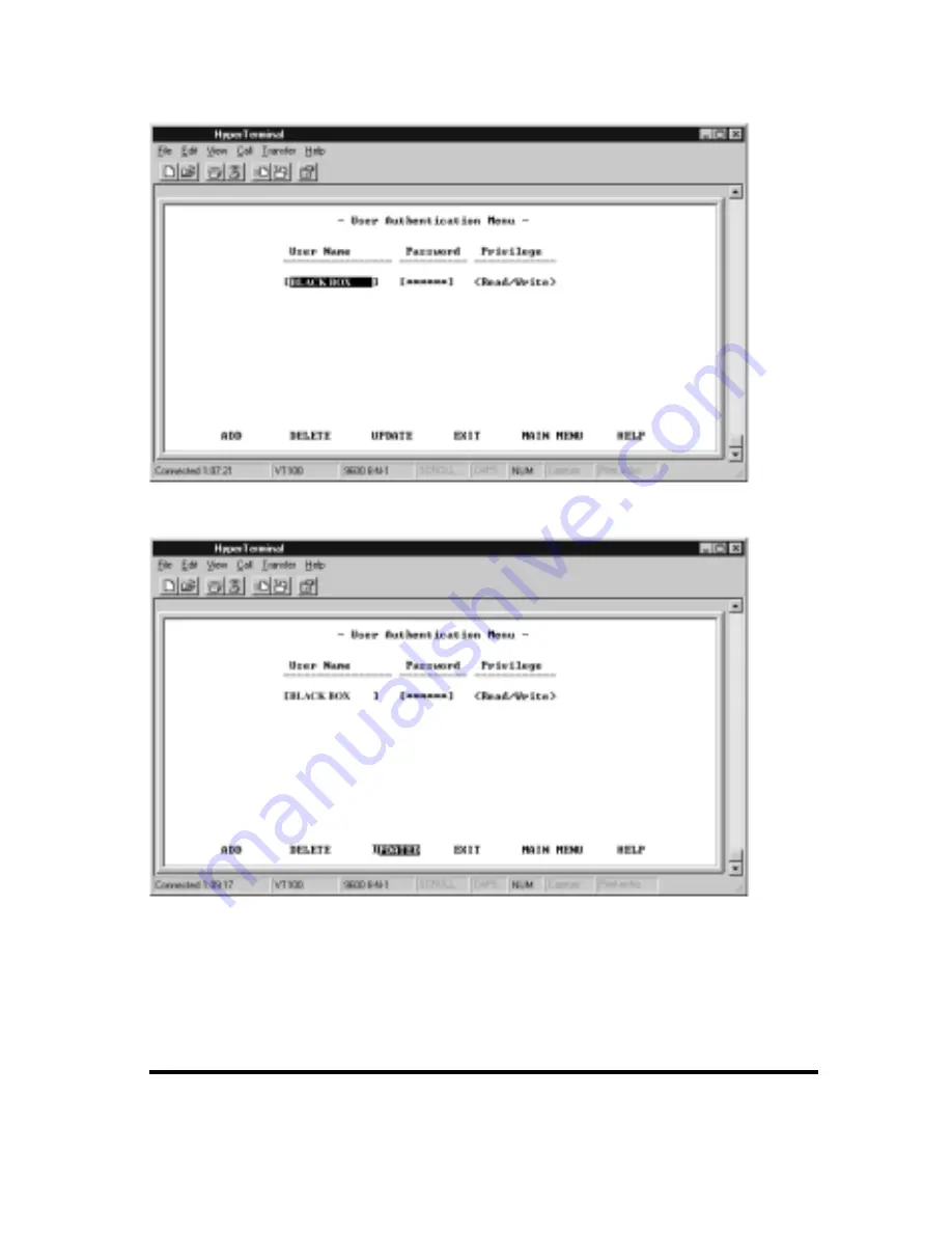 Black Box LH8112A Installation And User Manual Download Page 113