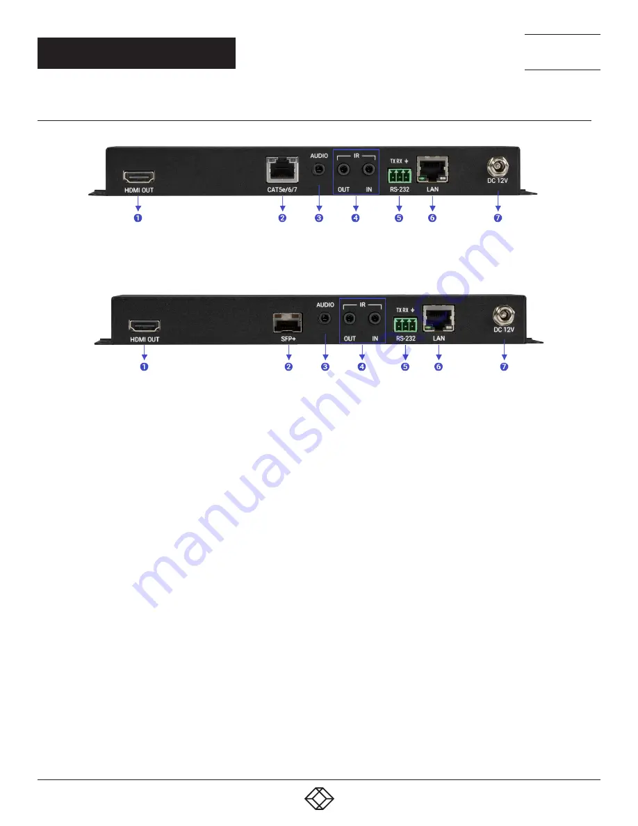 Black Box MCXG2 Series Скачать руководство пользователя страница 38