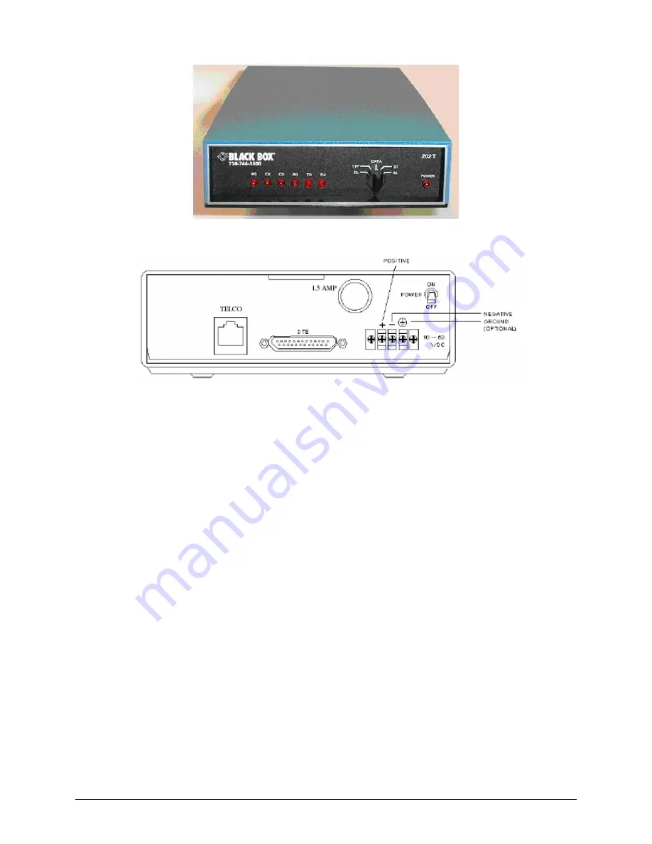 Black Box MD1970A User Manual Download Page 5