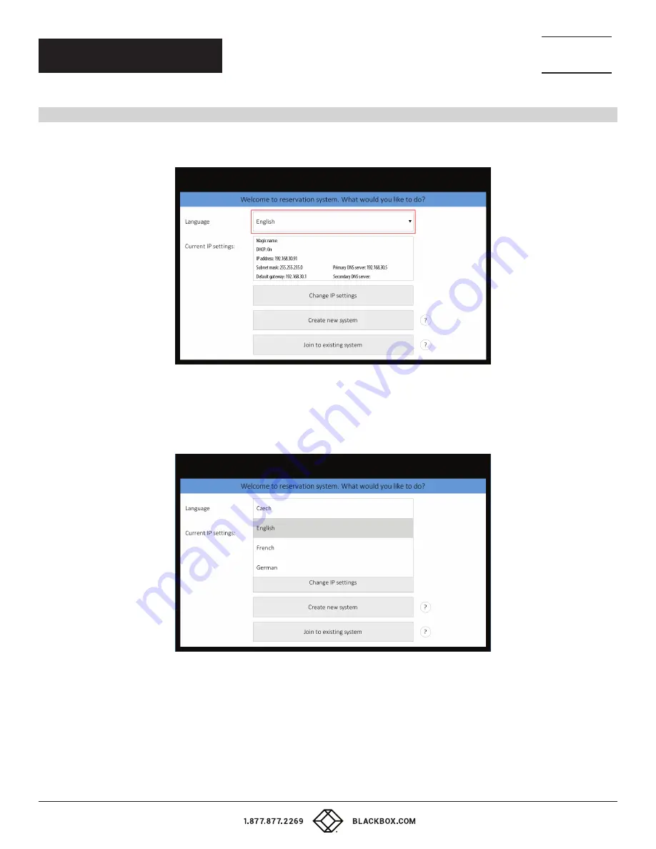 Black Box RS-Touch Series Setup Manual Download Page 14