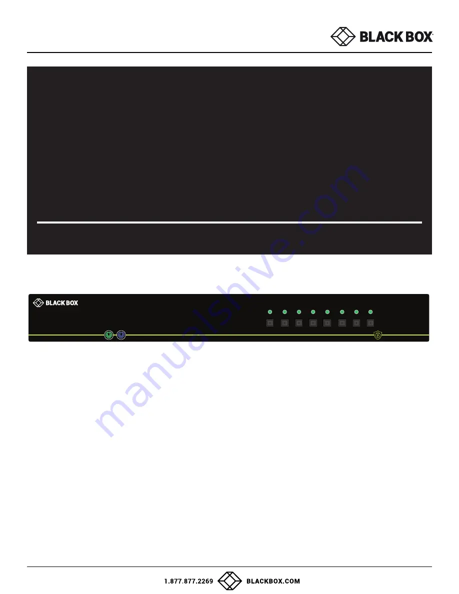 Black Box SS16P-SH-DVI-U User Manual Download Page 1