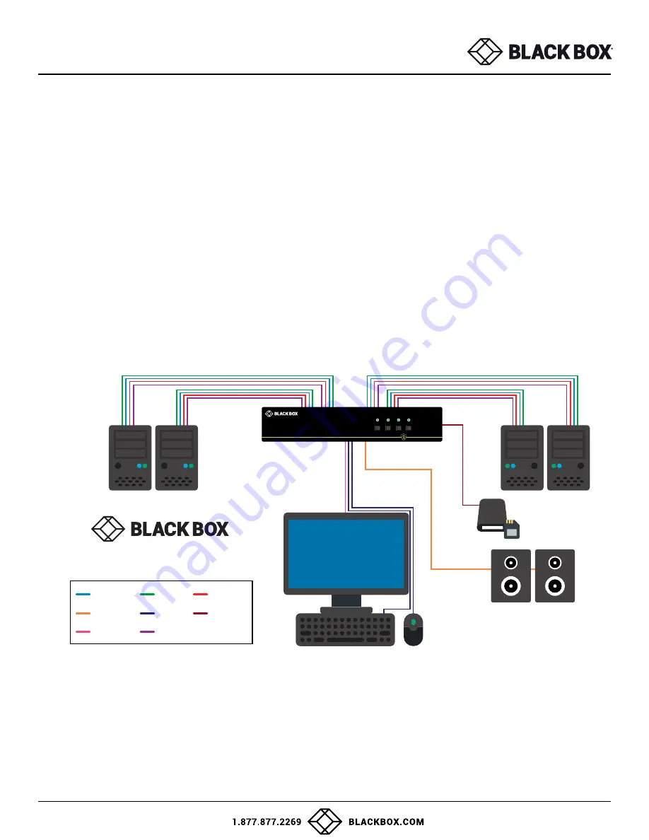 Black Box SS2P-DH-HDMI-U Скачать руководство пользователя страница 6