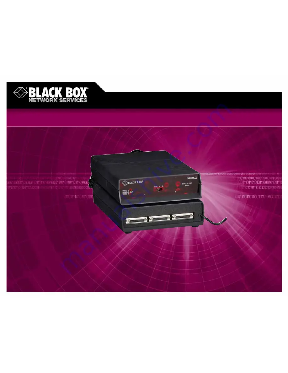 Black Box SW281A-R2 Скачать руководство пользователя страница 1