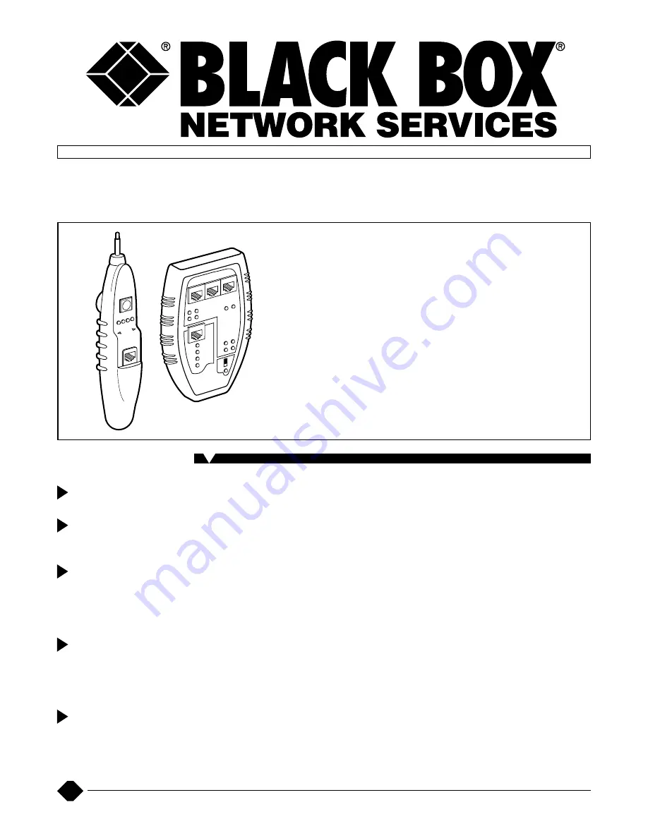 Black Box TS029A-R4 Specifications Download Page 1