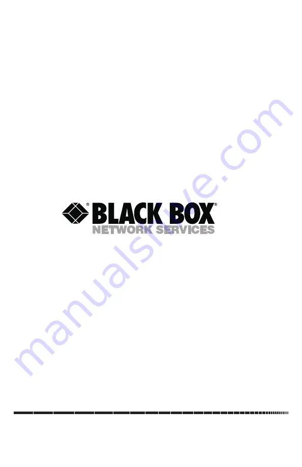 Black Box TX/CX 4000 Скачать руководство пользователя страница 1