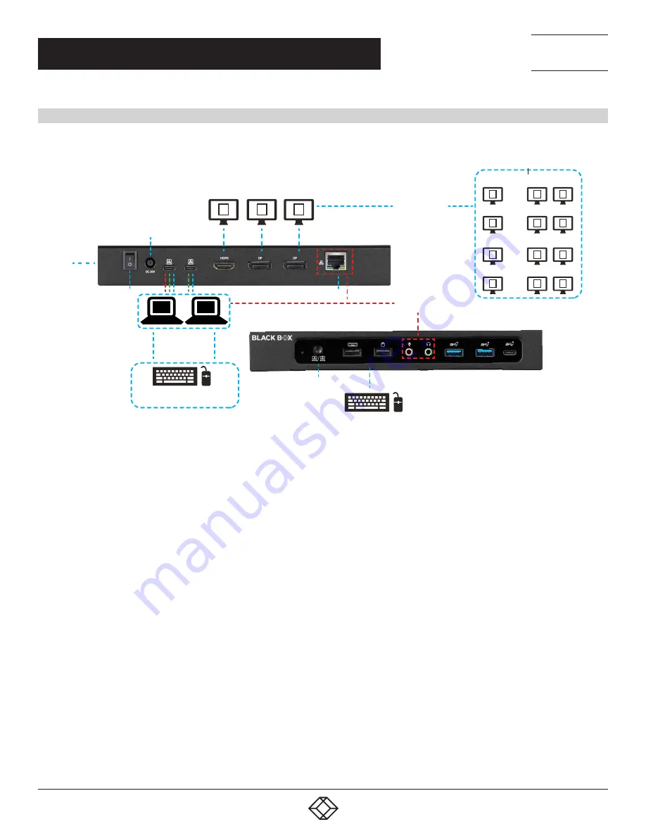 Black Box USBC2000-4KDUAL Скачать руководство пользователя страница 8