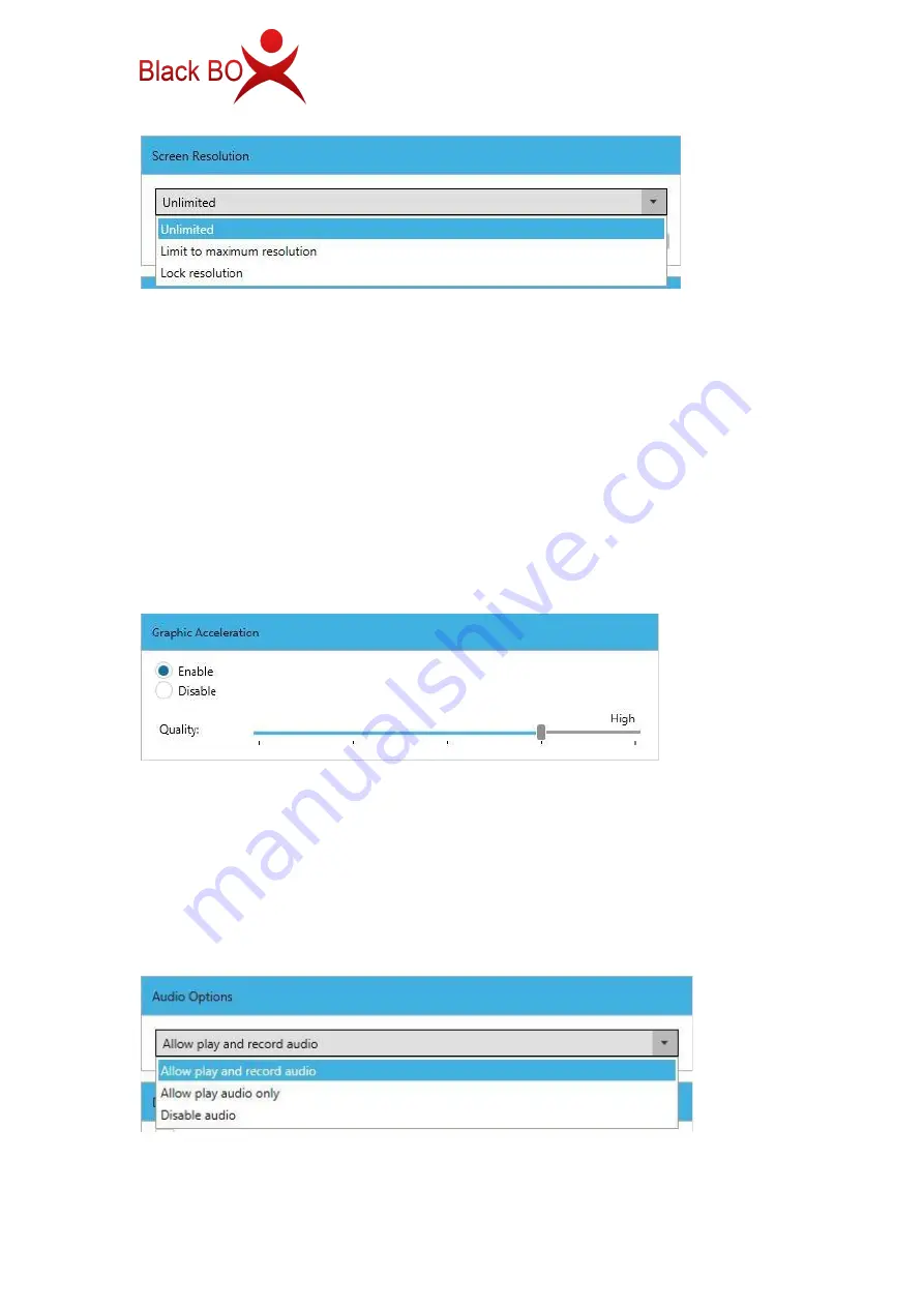 Black Box Zero Client S100 User Manual Download Page 65