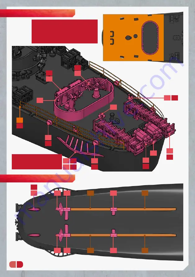 Black Cat Models Cannon Class Destroyer Escort French Navy Assembly Instructions Manual Download Page 22