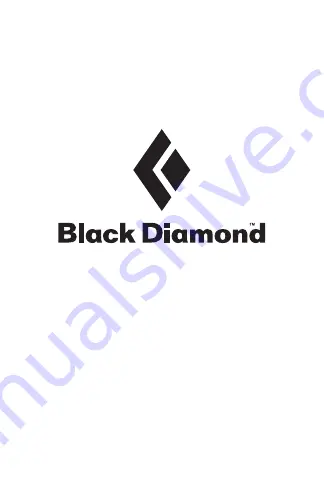 Black Diamond Equipment Alpine Bod Instructions For Use Manual Download Page 1