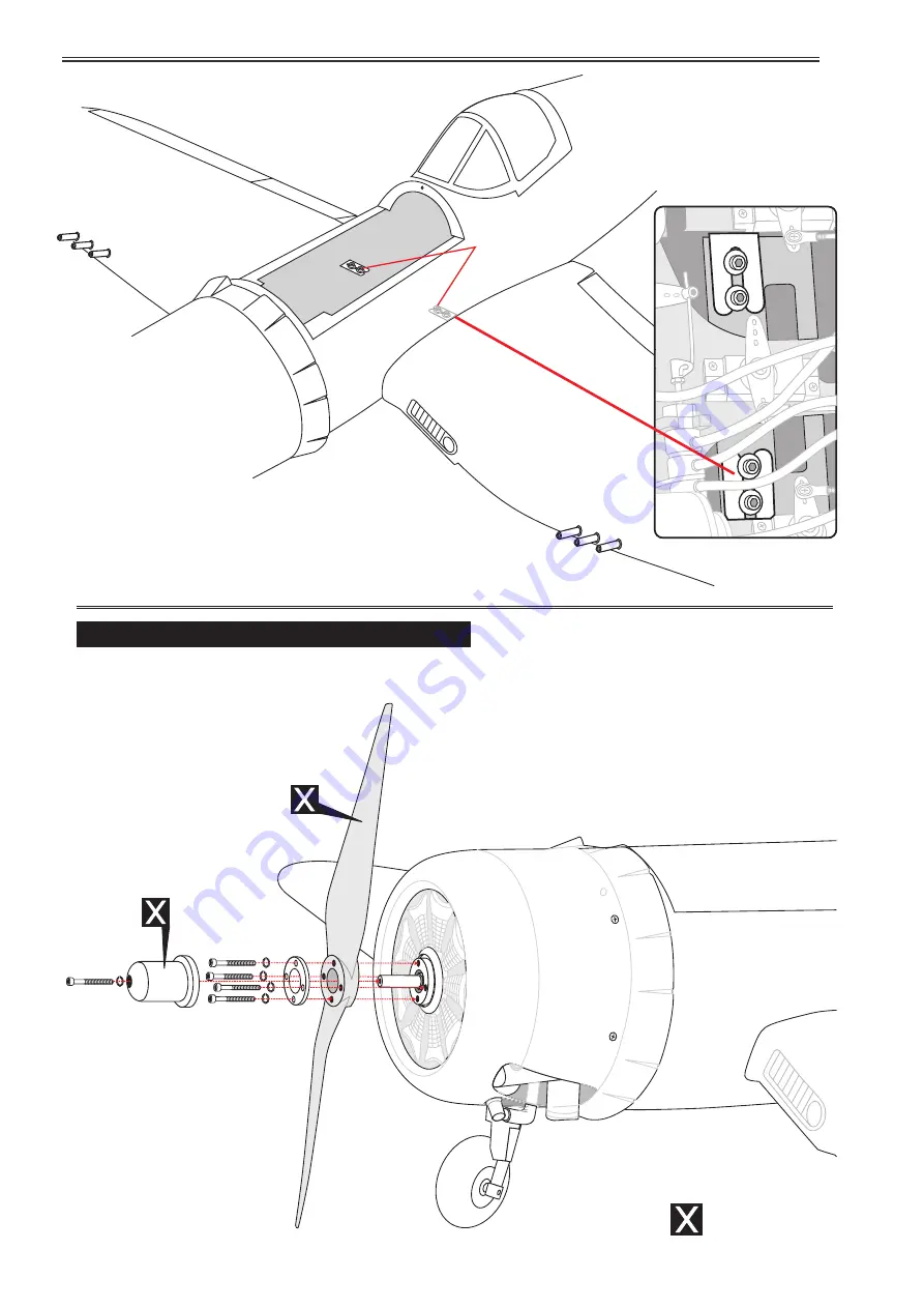 Black Horse Model Corsair BH64 Instruction Manual Book Download Page 40