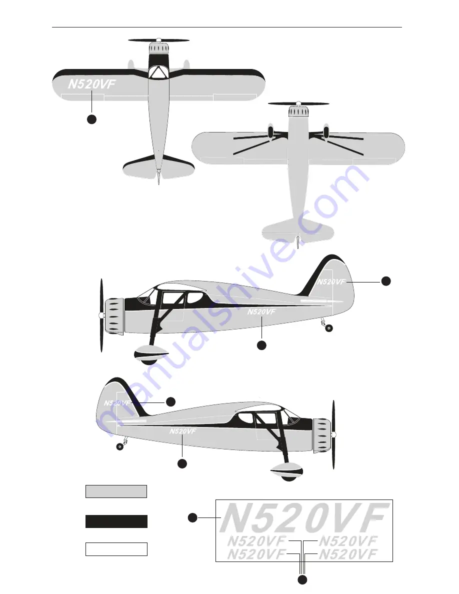 Black Horse Model FAIRCHILD 24W Скачать руководство пользователя страница 59