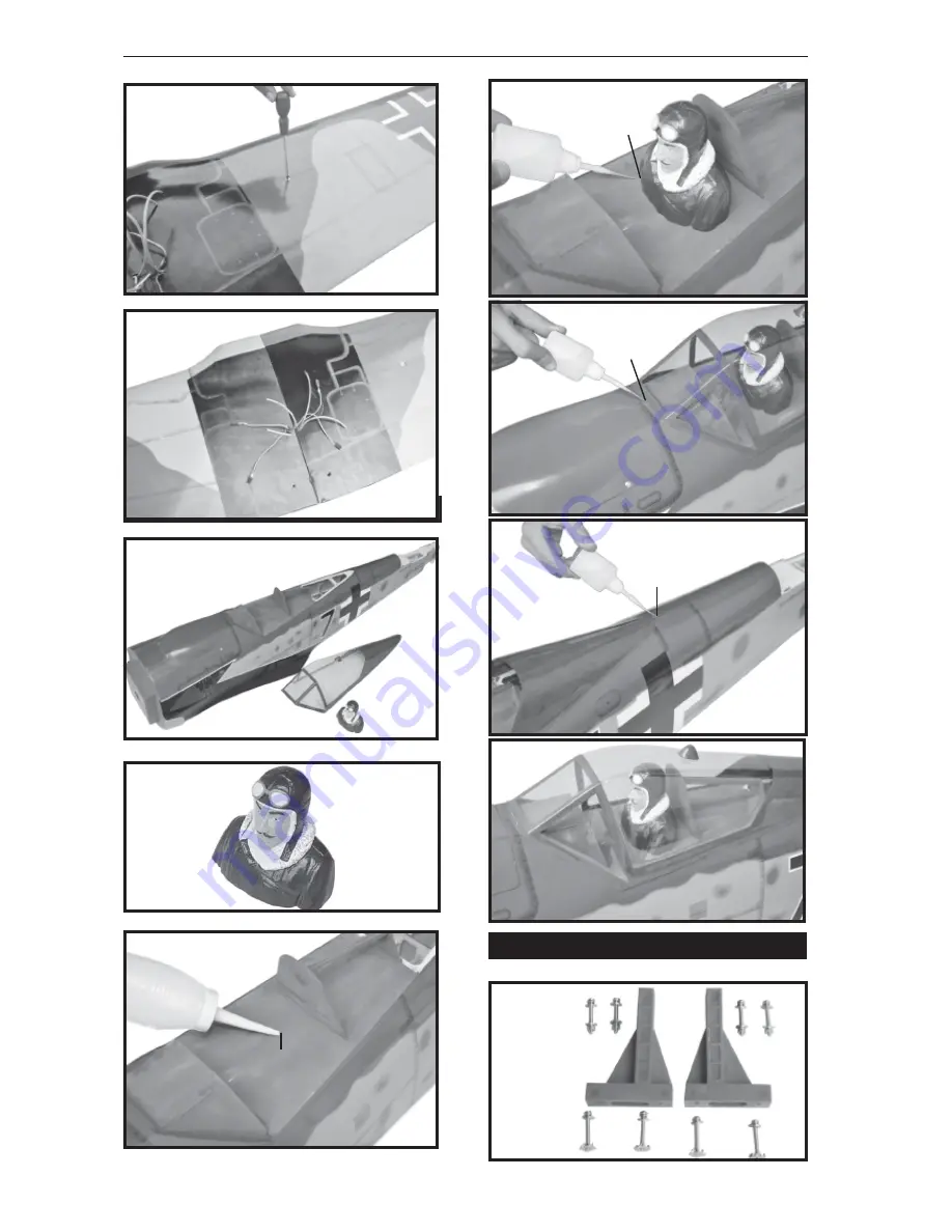 Black Horse Model Focke-Wulf FM 190A Instruction Manual Book Download Page 12