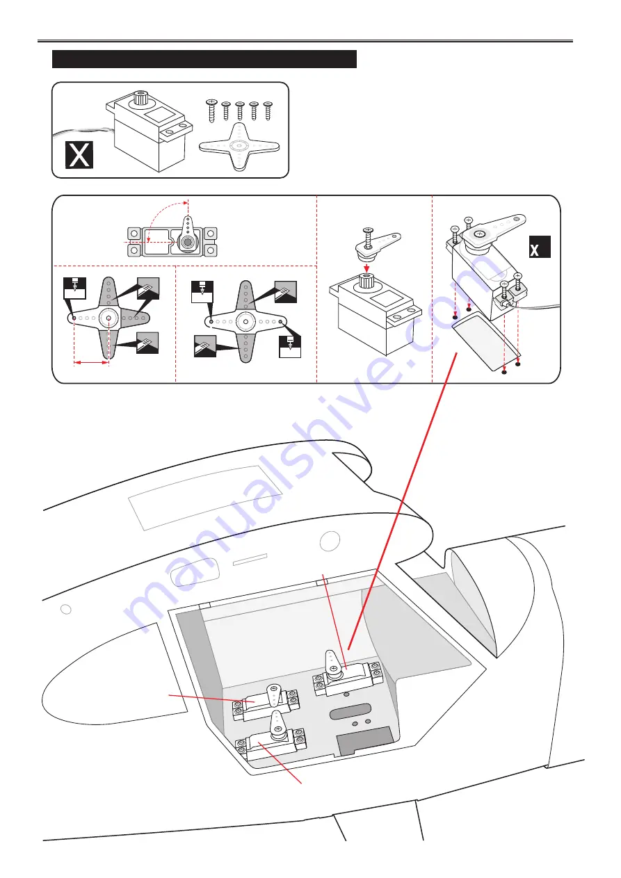 Black Horse Model Motion RC PIPER J-3 CUB Instruction Manual Book Download Page 12