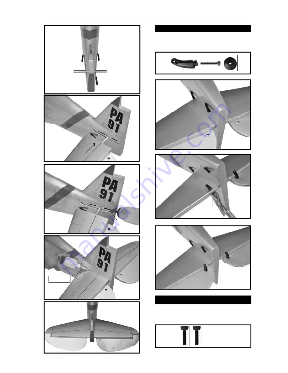 Black Horse Model P-36A Hawk Instruction Manual Download Page 19