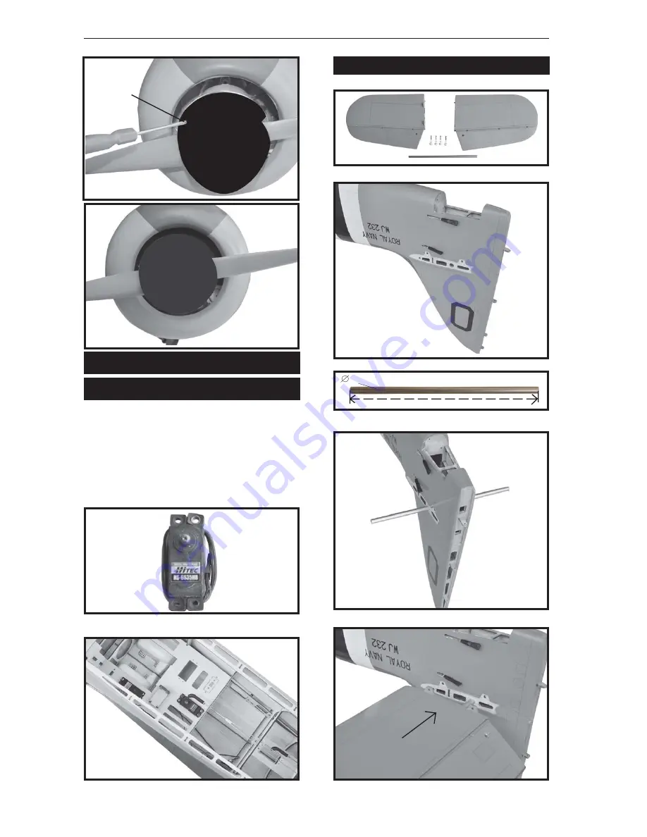 Black Horse Model Sea Fury Скачать руководство пользователя страница 18