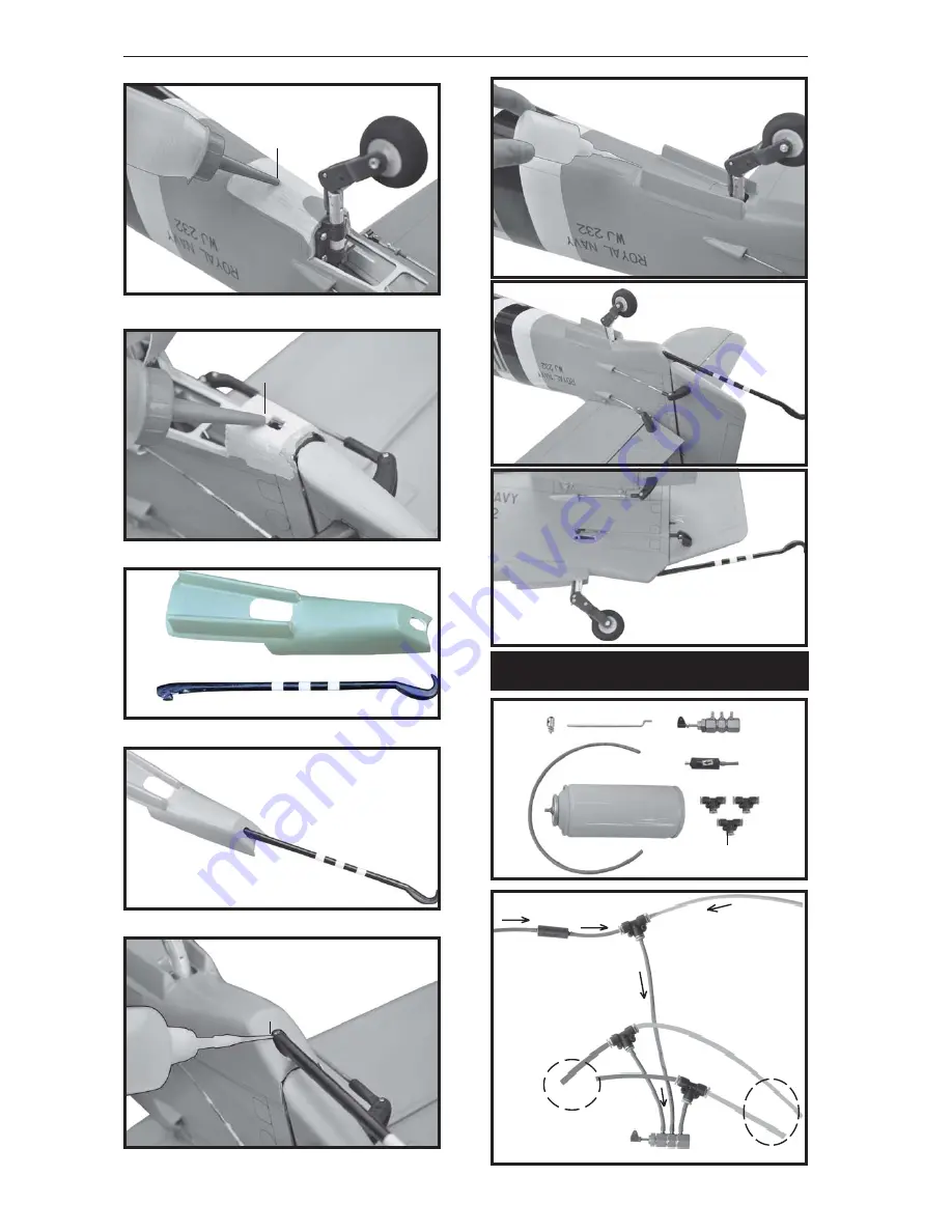 Black Horse Model Sea Fury Instruction Manual Book Download Page 24