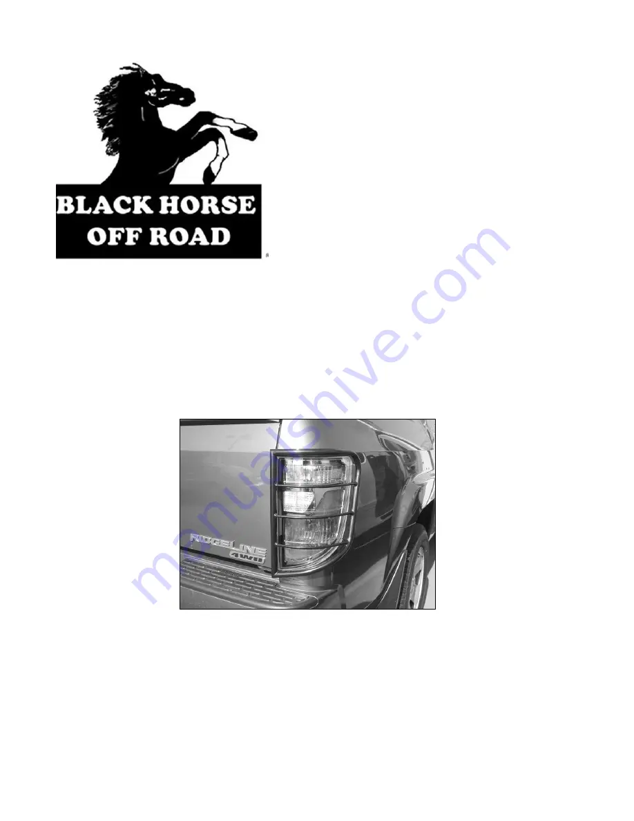 Black Horse Off Road 7G152506SS Скачать руководство пользователя страница 1