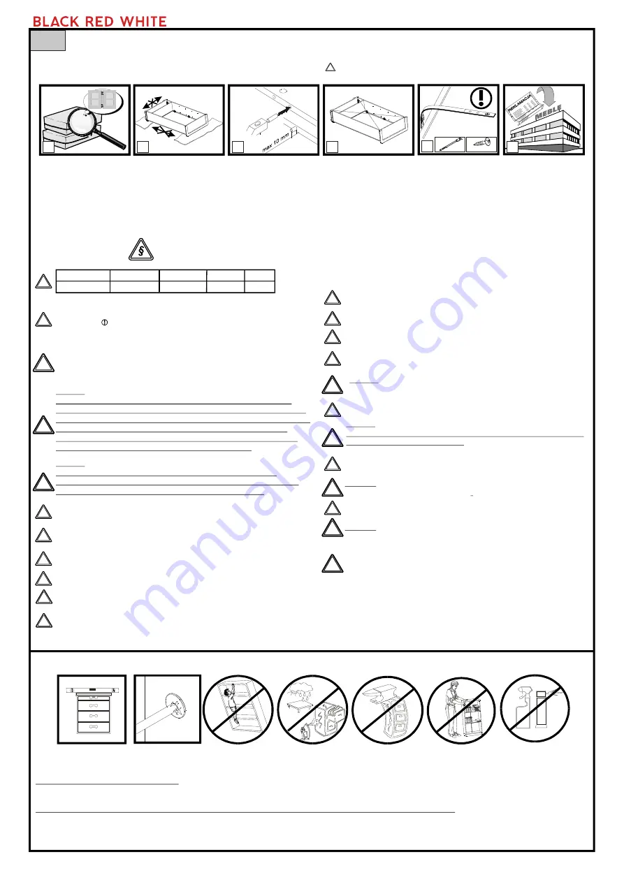 BLACK RED WHITE Azteca S205-SFW1K/4/15 Assembly Instructions Download Page 2