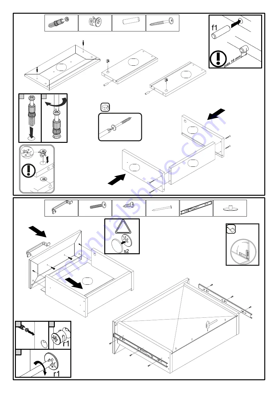 BLACK RED WHITE MARSELLE KOM2W3S1K Assembly Instructions Manual Download Page 11